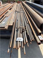 Large lot of 3/4-in solid rod up to 20 ft.