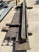 Lot of Flat steel and I-beam