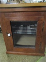 .OLD PINE SMALL PIE SAFE CABINET