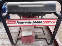 COLEMAN POWERMATE MAXA 5000 ER ELECTRIC GENERATOR