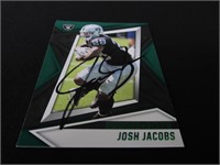 2021 LEAF RS JOSH JACOBS AUTOGRAPH COA