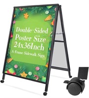 DOUBLE SIDED A FRAME SIDEWALK SIGN