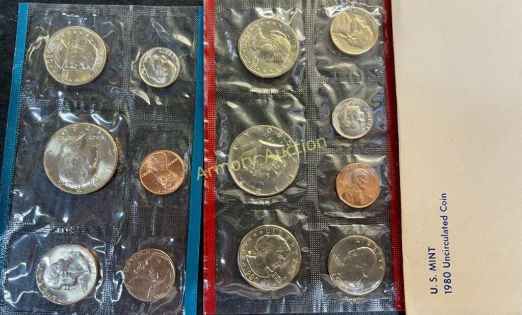 1980 U.S. UNCIRCULATED COIN SET