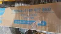 Portable pup pet bed