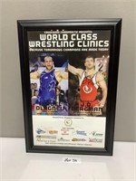 World Class Wrestling Clinic Framed Poster