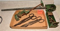 Pair tin snips/pipe cutter/misc. others