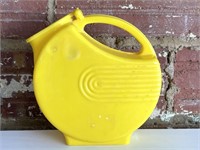 Vintage Yellow Plastic Juice Pitcher 8”