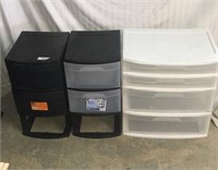 3 Sets Of plastic Drawers T10C