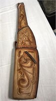 Leather ornate gun case
