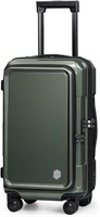 20in Luggage Carry-On Spinner Suitcase Green