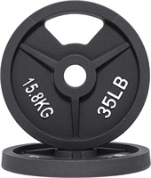 Olympic 2-Inch 35LB Iron Plate  Style #7