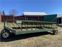 20’ steel feeder wagon