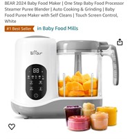 BEAR 2024 Baby Food Maker | One Step Baby