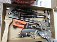 Flat of tools.