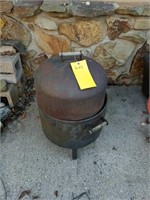 DOME TOP CHARCOAL GRILL ON STAND