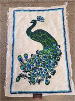 Peacock Yarn Art 22.5"×35"