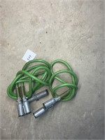 Green, tractor-trailer hook up harnesses