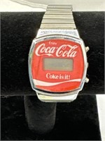 Vintage Wristwatch-Digital Coca Cola- made in
