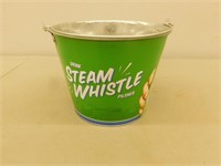 Steam Whistle metal beer bucket 7 in tall