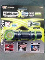 New Power Headlamp 2-In-1 Work Light/
