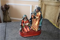 Mary and Joseph decor music box