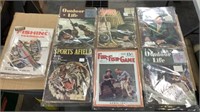 9 vintage hunting and fishing magazines