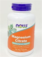 New NOW Supplements, Magnesium Citrate, Enzyme