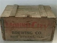 Mound City Brewing Company wooden box