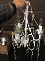 SMALL WHITE CHANDELIER