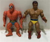 2 Action Figures-MOTU Beast Man Lost Wrld Machiste