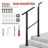 Iron Handrails for Outdoor Steps  2-3 Steps