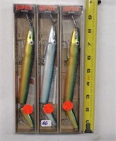 3 Rapala Fishing Lures 10" long-new in pkgs.