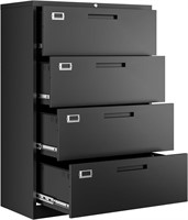 Letaya File Cabinets 4 Drawer Metal Lateral