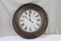 26" resin battery operated wall clock