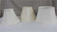 3 lamp shades 2 @16" and one 17"