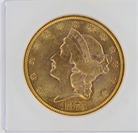 1875 Double Eagle ICG MS62 $20 Liberty Head