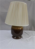 Ceramic table lamp 25"H