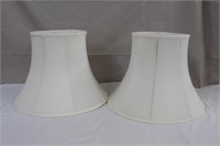 Pair of 18 X 13"H lamps shades