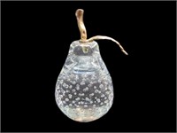 Bubble Glass Art Pear