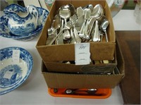 Five boxes of various Sheffield cutlery.