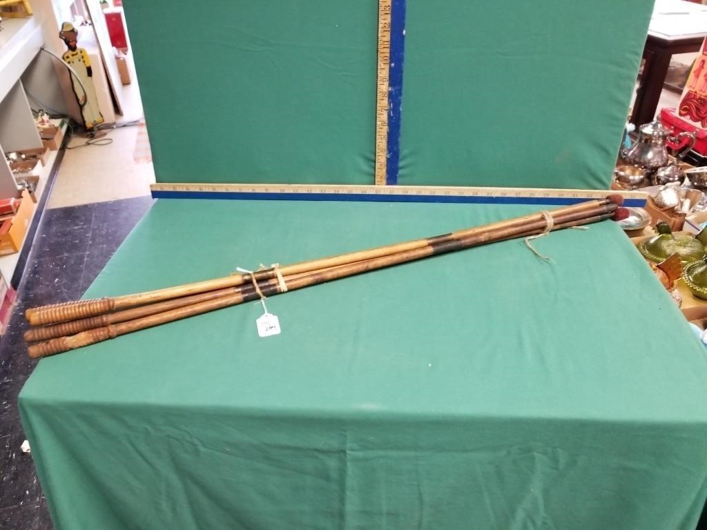 4 GUN BARREL CLEANING RODS