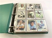 1978 Topps Baseball Complete Set in Pages & Album