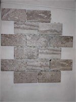 MSRP $50 Box 12 Ceramic Mosaic Tile