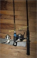 FISHING RODS AND REELS