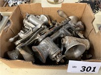 LOT OF MEAT GRINDERS- SEE PICS FOR BRANDS