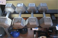 40 & 45# handweights