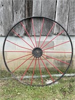 Large Antique Wagon Wheel