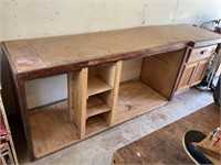 Very Large Work Bench with Cabinet