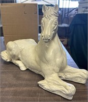 11X18IN. A-BEE CERAMIC HORSE/ SOME DAMAGE