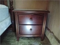 2 Drawer Nightstand 25" X 24" X 16"